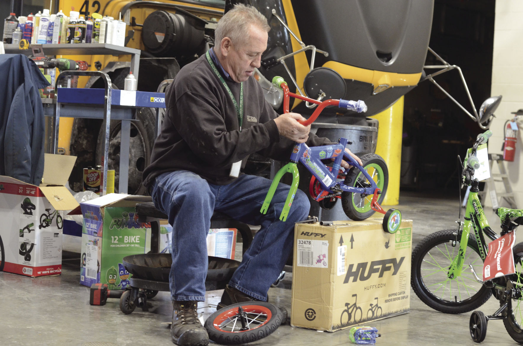 Mike Cleary, Edina bus mechanic